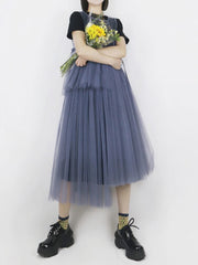 Nina Ethereal Mesh Transparent Dress
