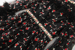Luxury Tulle Embroidered Dress