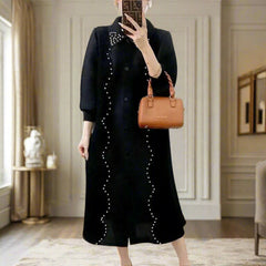Luxury Plissé Oversized Dress