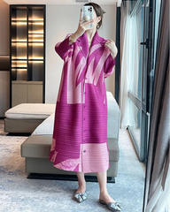 Plissé Conservative Dress Duster