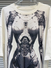 Women's New Stylish Robot Oversized T-Shirt