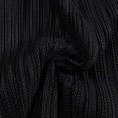 Lightweight Plisse Open-Front Cardigan