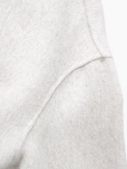 Luxury Wool-Blend Open Coat