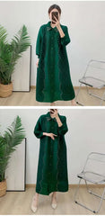 Luxury Plissé Oversized Dress