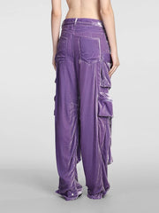 HEYFANCYSTYLE High-Waist Casual Cargo Pants