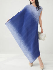Luxury Pleats Asymmetric Dress