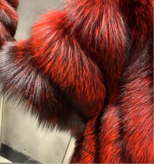 Couture Fox Fur Cape
