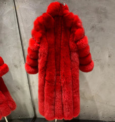 Full-Length Fox Fur Coat
