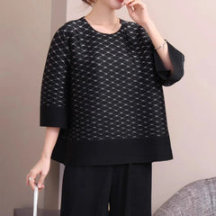 Luxury Pleats Formal Pant Set