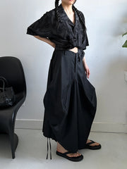 Luxe Extra Wide Leg Harem Pants