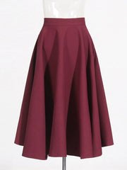 Couture High-Waist Midi Skirt & Blazer Set