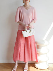 Luxury Plissé Palazzo Pants