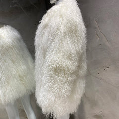 Luxury Lamb Extra Curly Fur Coat