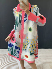 Luxury Pleated Tunic Dress