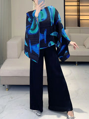 Luxury Plissé Pleat Tunic Shawl