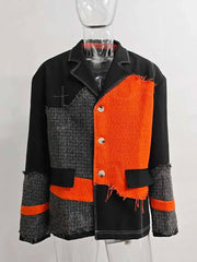Men's Deconstructed Tweed Blazer