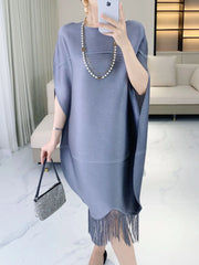 Luxury Plissé Oversized Tunic