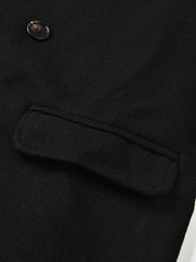 Luxurious Topstitch Oversized Coat