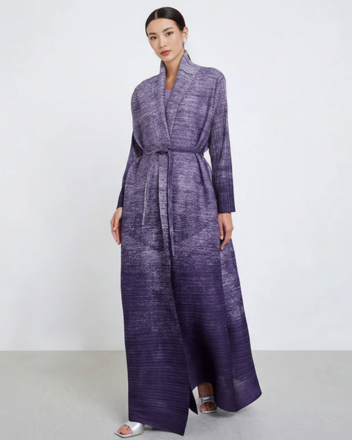 Premium Longline Pleats Coat