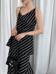 Japanese Cotton-Blend Skirt Set