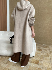 Women's Classic Wool Blend Duffel Coat