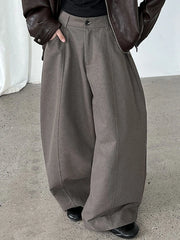 Luxury Statement Wide-Leg Pants
