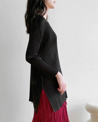 Dressy Sculptural Pleated Top