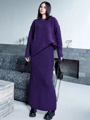 Luxury Oversized Knit 2-Piece