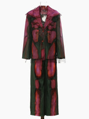 HEYFANCYSTYLE Mogul Tie Dye 2-Piece Suit Set