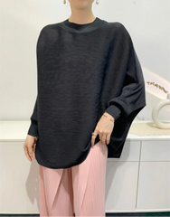 Luxury Pleats Batwing Top