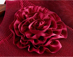 Luxury Velvet Plissé Dress
