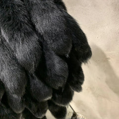 Couture Fox Fur Tail Cape