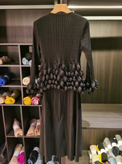 Luxury Bubble Pleated Dress