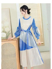 Japanese Plissé 3D Ruffle Dress