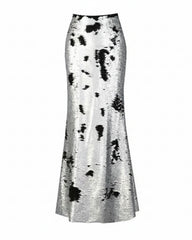 Couture Sequin Maxi Skirt