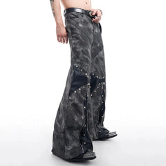 Men's Japanese Streetwear Wide Leg Pants