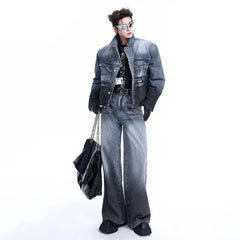 Men's Premium Denim Baggy Jeans Set