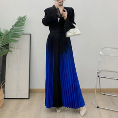 Plissé Ombre Lightweight Coat
