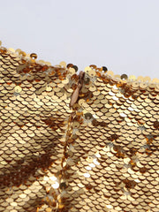 Luxury Sequin High-Waist Skirt