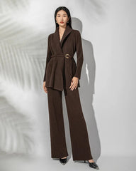 Luxury Pleated Knit Set