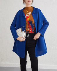 Luxury High-Collar Pleated Blouse