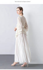 Truly Pleated Top with Luxury Skirt