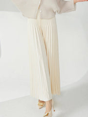 Zero-Crease Pleated Trousers