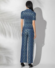 Elegant Pleated 2-Piece Set