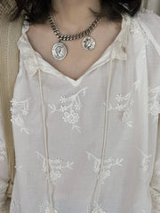 Luxury Japanese-Style Blouse