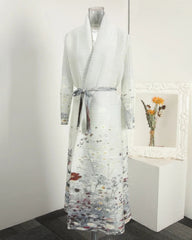 Luxury Pleated Longline Duster