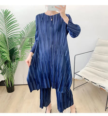 Women's 2 Piece Elegant Oversized Pleated Set