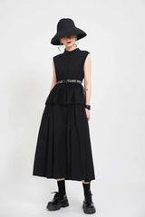 Luxury Oversized Sleeveless Shirt Dress