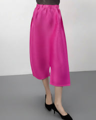 Luxury Pleated Cropped Culottes