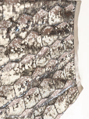 Luxury Honeycomb Sequin Skirt